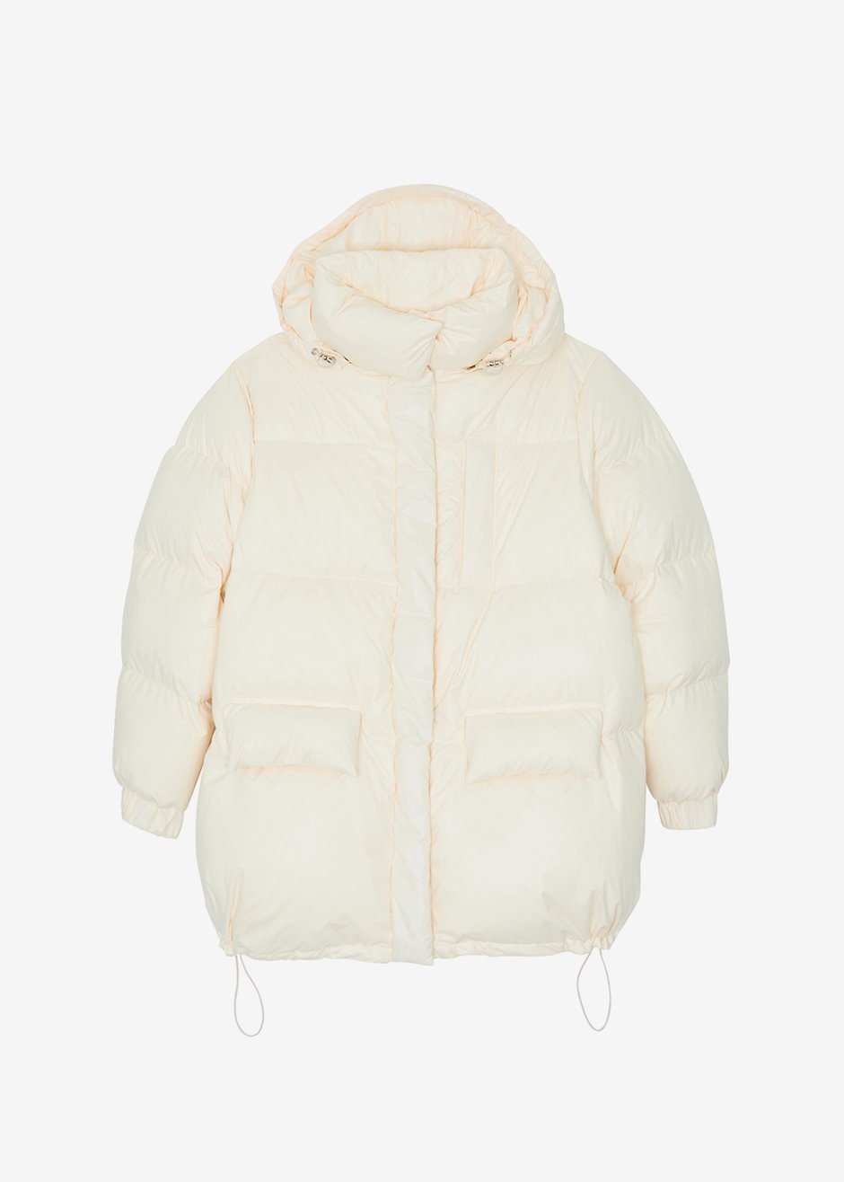 Tignes Long Puffer - Ivory Coat The Frankie Shop