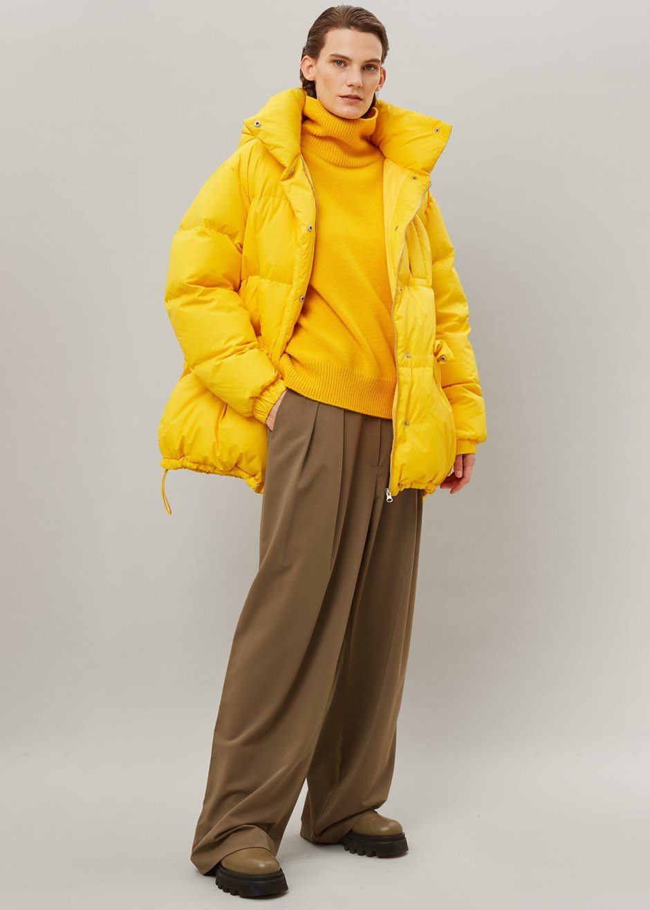 Tignes Long Puffer - Marigold Coat The Frankie Shop