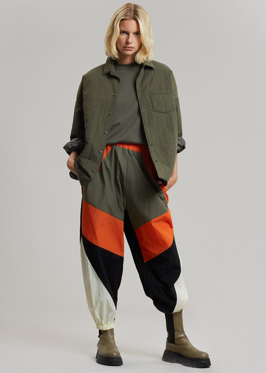 Tove Shirt Jacket - Khaki Jacket The Frankie Shop