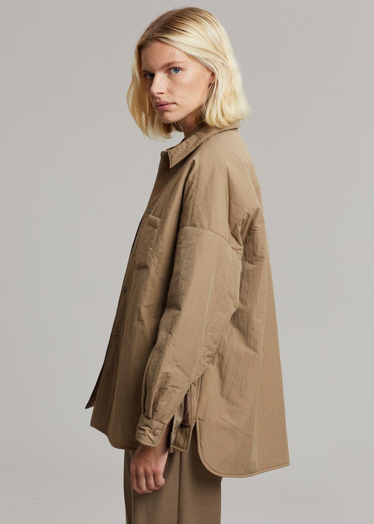 Tove Shirt Jacket - Natural Jacket The Frankie Shop